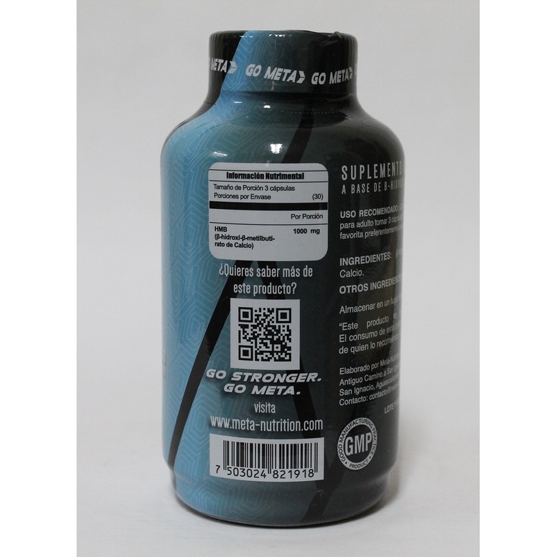 Meta Nutrition Mezcla de Proteínas y Aminoácidos con 90 Capsulas