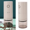 Portable Electric Conical Burr Coffee Grinder, Small Rechargeable Bean Mills,