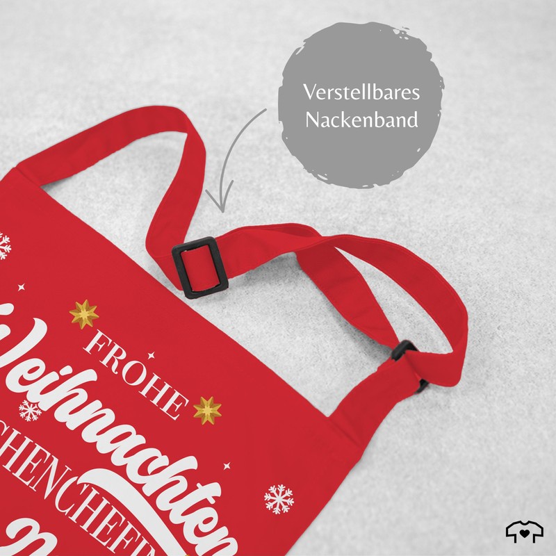 Geschenk mit Namen personalisiert by Shirtracer - Apron - Christmas