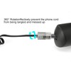 BLACK/ CLEAR TELEPHONE/ HANDSET COIL CORD DETANGLER (2 pack) DragonTrading®