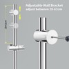 SAMODRA Shower Riser Rail with Adjustable Shower Head Holder,66 cm