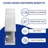 LOOSE SIDING FASTENERS Help Secure Loose Vinyl siding That Will