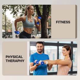 Xn8 Sports Dumbbell Set - Neoprene Coated Hand Weights (1-20kg), Comfort Grip, Anti-Sweat Hex Dumbbells for Home Gym, Pilates, Cardio & Training