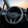 Topography Steering Wheel Cover Auto Leather Steering Wheel Protector, Anti-Slip,
