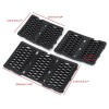 Savadi-Car 7PCS Black Front Grille Inserts Trim Mesh Kit For