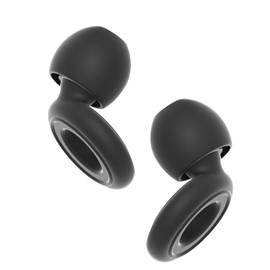 EDATOFLY Sleep Earplugs – 26dB Noise Cancelling, Super Soft Reusable Ear Plugs for Sleeping & Side Sleepers, Hypoallergenic with Travel Case & 8 Ear Tips (XS/S/M/L) – Midnight Black