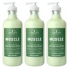 Village Naturals Therapy Muscle Shea Butter Lotion, Eucalyptus Mint Scent,