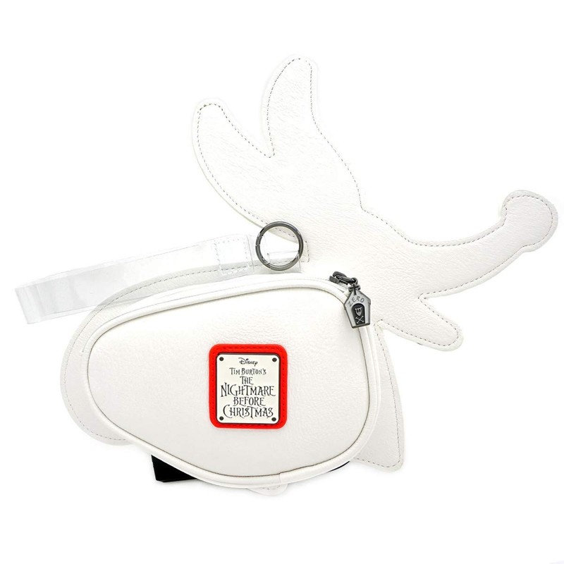 Loungefly Nightmare Before Christmas: Zero Die-cut Wristlet Zip Up Pouch