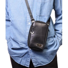 SEAL Organizer Body Pouch, Waterproof, Shoulder Bag, Men's, Mini Crossbody Bag, Small Body Bag, Black