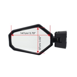 CPOWACE Adjustable Folding Rear View Side Mirrors Compatible with Can-Am Maverick Trail Sport Commander 2018-2022 Accessories(2pcs 715003639)