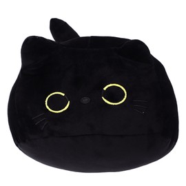 Black Cat Plush Pillows Toy Black Cute Big Eyes Super Soft Hom Decor Cat Stuffed Animals Doll