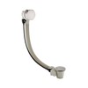 ENKI, W55, Brushed Nickel Bath Waste with Overflow and Nickel