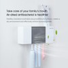 Liushu Toothbrush Sterilizer Box 4000mAh Rechargeable UV Disinfection Toothpaste Dispenser