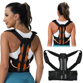 UHETLET Back Straightener Women's Back Support Belt Posture Corrector Back Posture Corrector Back Stretcher Shoulder Bandage Posture Trainer Back for Shoulder Neck Back Support