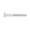 304 Stainless Steel Half Thread Bolt Wood Hex Lag Screws