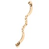 Stainless Steel Bracelet Women Inlay Rhinestones Wristband Wrist Decoration for