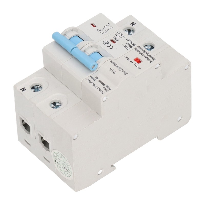 Wifi Circuit Breaker 2P DIN Rail Mount Remote Control Smart