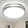libtit 13-Inch Flush Mount Ceiling Lights, Dimmable 3000K-6500K Adjustable LED
