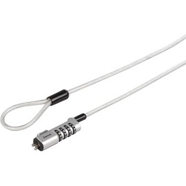 Hama Laptop Lock Combination Lock No Keys Needed, Velcro Cable Tie Allows Tidy
