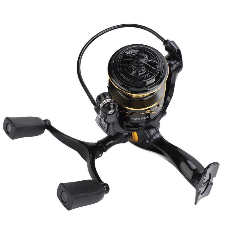 Fishing Reel Powerful Double Rocker Arm Metal Spinning Wheel for