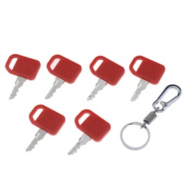 ZTUOAUMA 6X Ignition Keys T209428 KV13427 for John Deere Skid Steer 326D 328 328D 332 332D 325G 326E 328E 329D 329E Industrial Construction Columbia Pack Cart 240 250 260 270 280 313 315 317