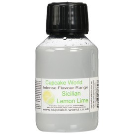 Cupcake World Sicilian Lemon Lime Intense Food Flavouring 100 ml