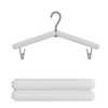LMSAWK 1 Pcs Foldable Coat Hangers, Travel Foldable Portable Hangers,
