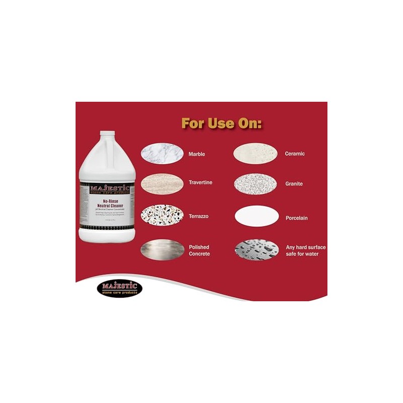 Majestic Stone Care Products Neutral Cleaner Concentrate Gallon