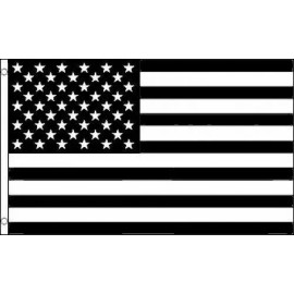 Trade Winds Black & White United States Flag 3x5 ft USA US BW B&W American America Tactical