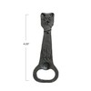 Creative Co-Op Cast Metal Vintage Reproduction Cat Shaped Bottle Opener,