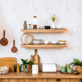 lenify White Peel and Stick Wallpaper Floral Textured Wallpaper 17.7inch x196.8inch White Embossed Contact Paper Self Adhesive Decora for Shelf Liner Flower Removable Wall Paper Decor Vinyl