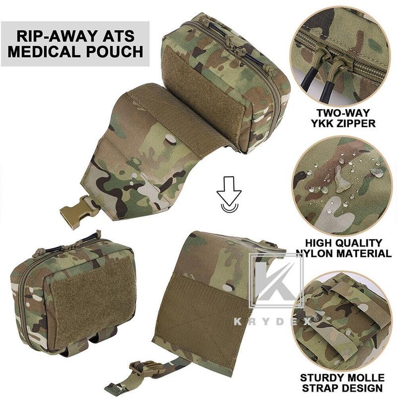 KRYDEX Rip Away IFAK Pouch Medic EMT First Aid Trauma