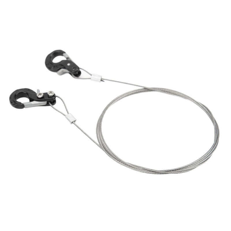 2pcs RC Metal Trailer Hook Aluminum Alloy Steel Rope Lightweight