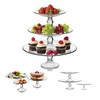 Libbey Selene 3 Tier Serving Stand Set, Elegant, Curvy Style