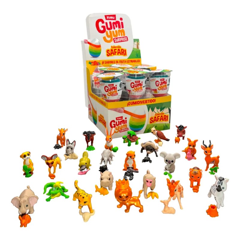 Gomita Zuru Gumi Yum Surprise Huevo Sorpresa Paquete 9pzas
