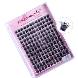 Proamate Eyelash Clusters, 144 Pieces, Eyelash Clusters, DIY Eyelash Extensions Kit, Cluster Lashes Kit, Super Hold Cluster Eyelashes, Binding and Seal, Eyelash Set (10-16 mm, 144 Cluster Eyelash Kit)