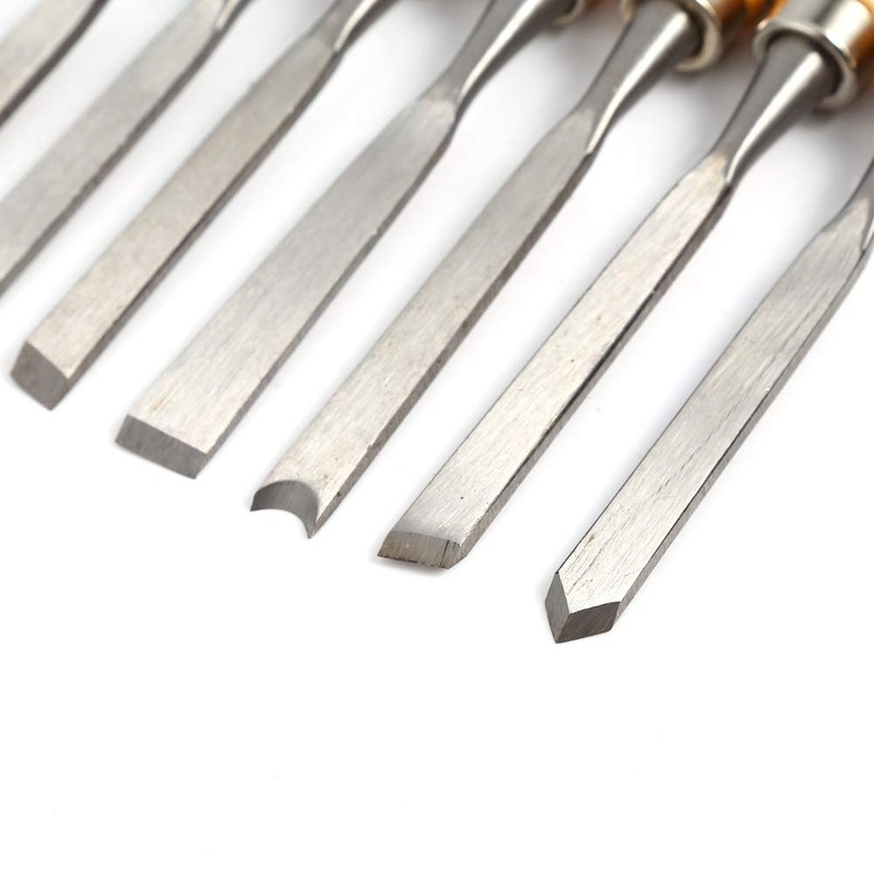 Wood Chisel Tool Set, 12pcs Woodworking Chisels Wood Carving Tools