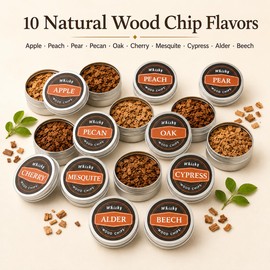 Cocktail Smoker Wood Chips, 10 Flavors for Whiskey and Bourbon