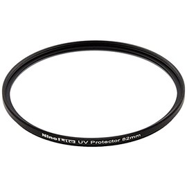 NinoLite 82mm Camera Lens Protection AF Compatible UV Filter with Lens Cap Attachment Over Filter