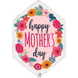 XL Happy Mother's Day Blumen Ballon
