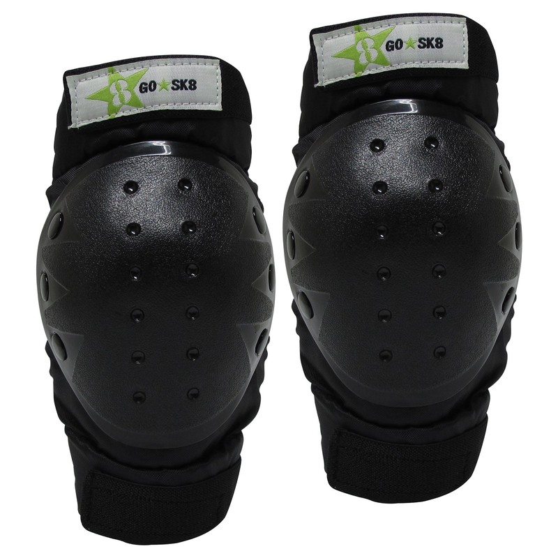 GOSK8 Protector 3 Piece Set Black/Lime XS