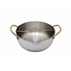 IH Compatible Stainless Steel Tempura Pot "Mirikyu" 7.9 inches (20
