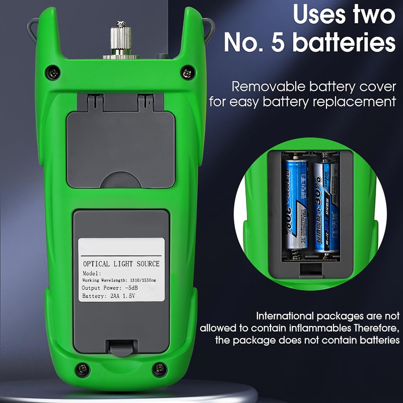 A-D1315 Optical Light Source, Optical Fiber Tester Single Mode Dual