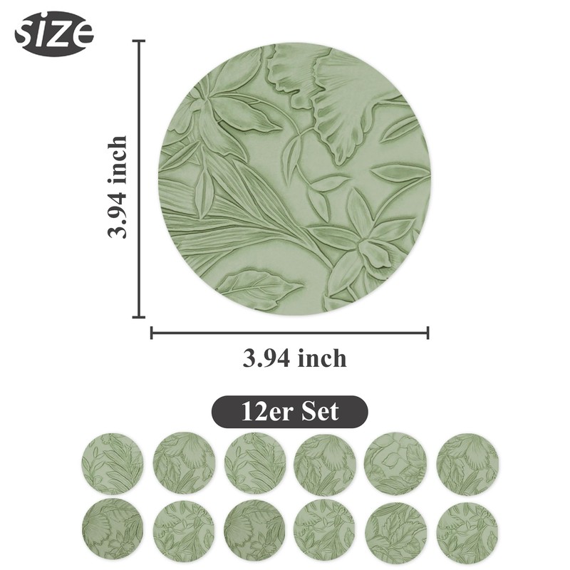 Czzmy Car Coaster 12 Pack Car Cup Holder Coaster Set