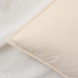 Kevin Textile Waterproof Decorative Pillow Covers Beige 24x24 Inch Pack of 2 Soft Boucle Textured Euro Pillowcases Elegant Accent Pillows for Couch Sofa Chair Bed Home Decor Indoor Outdoor