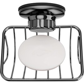 ARCCI Bar Soap Holder for Shower Wall, Stainless Steel Strong Vacuum Suction Cup Shower Soap Dish, Rustproof Wall Mouted Square Soap Sponge Holder Tray for Bathroom & Kitchen Sink, 2 Pack, Graphite