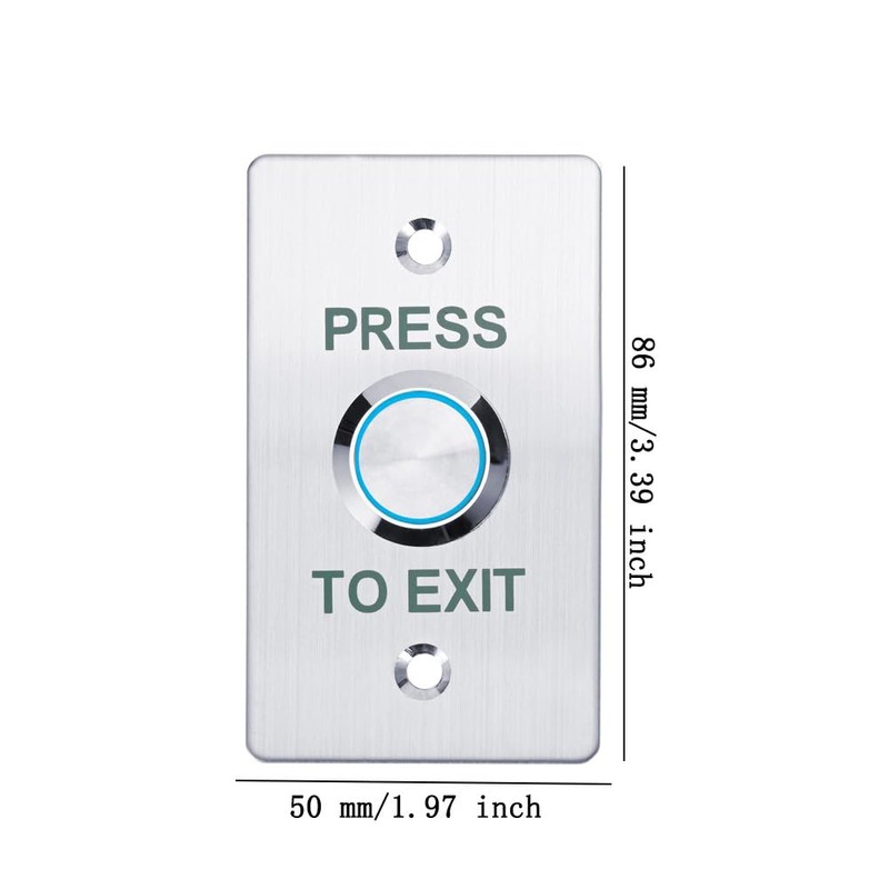 Push to Exit Button，12V DC Push to Exit Switch with