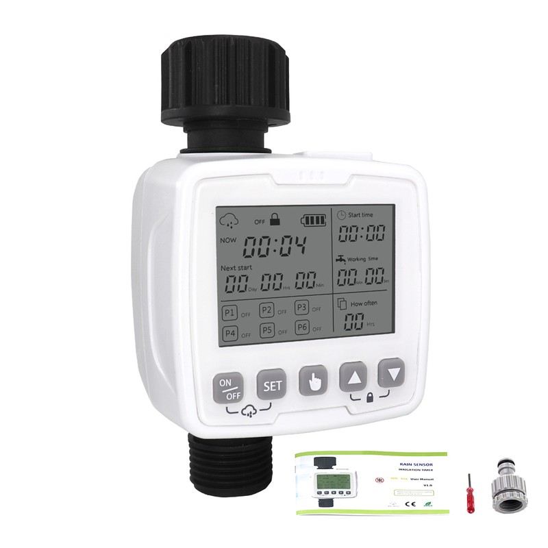 Intelligent Auto Irrigation Timer IPX5 Waterproof Intelligent Rain Sensing Large