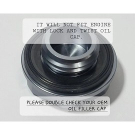 Unbranded GUNMETAL ENGINE OIL FILLER CAP SCION LEXUS MOBILE 1 CARBON FIBER SUV