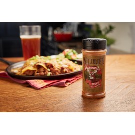 Wildlife Seasonings Deer Chili – Bold Chili Powder Blend for Wild Game, Beef & Tex-Mex Dishes | Perfect Meat Seasoning with Smoky, Spicy Flavor | 4.5 oz Jar